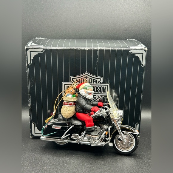 Harley-Davidson Other - 1997 Vintage King Of The Road Santa On A Harley-Davidson Ornament, In Org Box